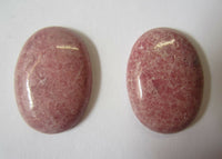 6pcs Rhodonite Calibrated Oval Cabochon 10x12 10x14 12x16 13x18 15x20 Gemstones