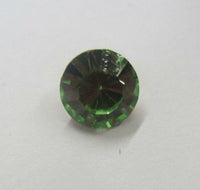 10pcs 6mm Faceted AB Peridot Glass Rhinestones Foiled Pointed Back High Quality