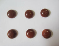 6pcs Goldstone Round Cabochon 8mm 10mm 12mm 14mm Gemstones Cabs Jewelry Gems