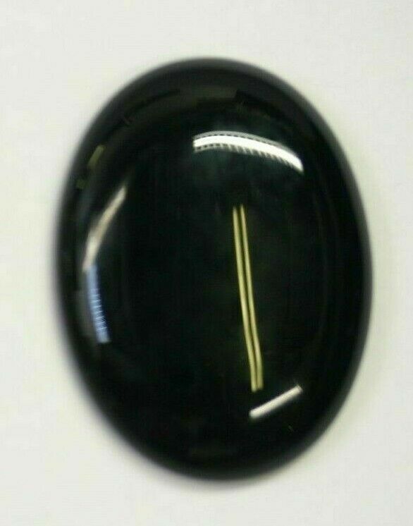 18x25mm Natural Black Onyx Calibrated Oval Cabochon Gemstones Gems Jewelry