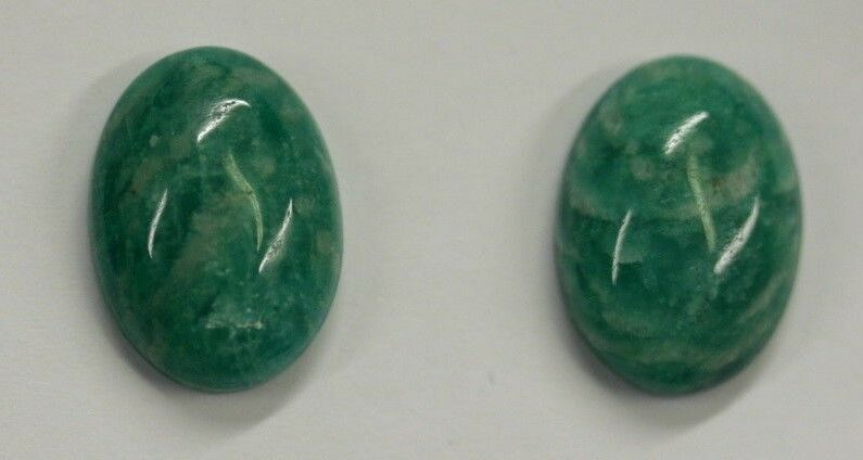 15x20 20x15mm Natural Amazonite Calibrated Oval Cabochon High Quality Gemstones