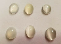Moonstone Oval flat back Cabochon High Quality 4x6 5x7 7x9 up to 10x12 sizes