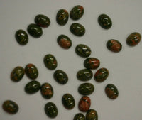 10pcs Unakite Oval Cabochon High Quality 4x6 5x7 6x8 7x9 8x10 10x12 Gemstones