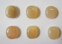Natural Peach Moonstone Cushion Cabochon High Quality Gemstones 12x14mm RARE