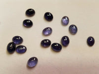 Iolite Oval flat back Cabochon High Quality 5x7 6x8 7x9 8x10 10x12 10x14 sizes