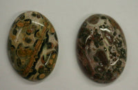 30x40mm 40x30mm Leopardskin Jasper Calibrated Oval Cabochon Gems Hard to Find