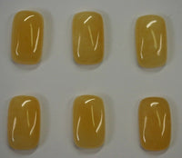 Natural Aventurine Yellow Rectangle Cushion Cabochon High Quality Gems 12x20mm