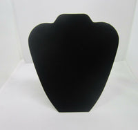 8.5"H Necklace Heart Easel Black Velvet Necklace Stand Display Organizer