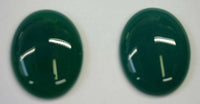 30x40mm Natural Green Onyx Calibrated Oval Cabochon Gemstones Gems Jewelry