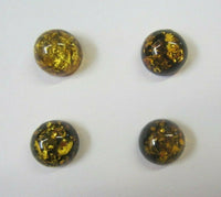 16mm Natural Green Amber Round Cabochon High Quality Gemstones Jewelry