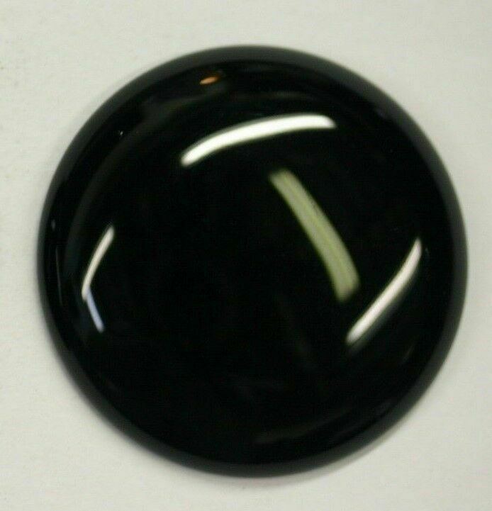 25mm Natural Black Onyx Calibrated Round Cabochon Gemstones Gems Jewelry