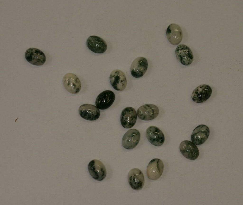 Lot of 4 Tree Agate Oval Cabochon High Quality 6x8 8x10 10x12 10x14