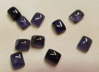 Iolite Rectangle flat back Cabochon High Quality 5x7 7x9 8x10 sizes