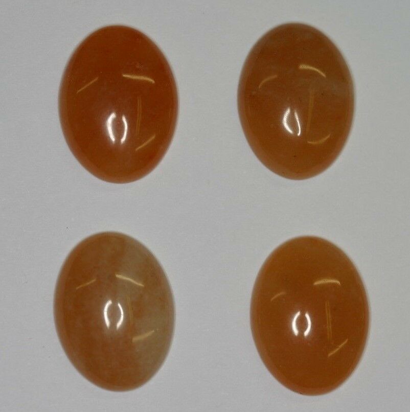 4pcs Aventurine Red Oval Calibrated Cabochon 12x16 13x18 15x20 18x25 22x30 Gems