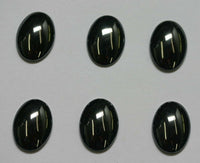 Lot of 4 Natural Hematite Oval flat back Cabochon High Quality 12x16 13x18 15x20
