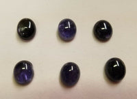 Iolite Oval flat back Cabochon High Quality 5x7 6x8 7x9 8x10 10x12 10x14 sizes