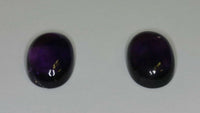Amethyst Oval flat back Cabochon High Quality 7x9mm 8x10mm 9x11mm up to 15x20mm