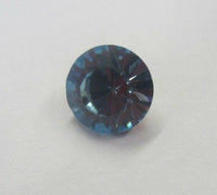 10pcs 6mm Faceted AB Blue Topaz Glass Rhinestones Foiled Pointed Back