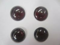 16mm Natural Garnet Deep Red Round Cabochon Hard to Find Gemstones USA Seller