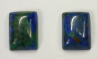 Natural Azurite Malachite Calibrate Rectangle Cabochon 10x14 13x18 Gemstones