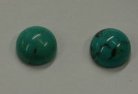 2pcs Natural Chinese Turquoise Round Cabochon 4mm 5mm 6mm 7mm 8mm 10mm Gemstones