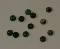 Lot of 2 Moss Agate Round Cabochon High Quality 8mm 10mm 12mm 14mm