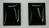 Black Onyx Rectangle Calibrated Cabochon 18x25 30x40 High Quality Hard to Find