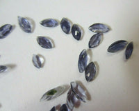2pcs 3x5mm Natural Purple Iolite Marquise Faceted Gemstones Jewelry FREE Gem Jar