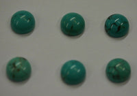 2pcs Natural Chinese Turquoise Round Cabochon 4mm 5mm 6mm 7mm 8mm 10mm Gemstones
