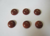 10pcs Goldstone Round Cabochon High Quality 4mm 6mm Calibrated Gemstones Jewelry
