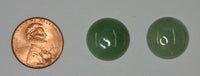 Lot of 2 Green Aventurine 16mm Round Cabochon.  Good for Earrings.
