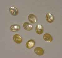 Lot of 10 Mother of Pearl MOP Oval Cabochon High Quality 4x6mm 5x7mm up to 10x14