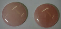Rose Quartz Round Calibrated Cabochon High Quality Gemstones 18mm 20mm 38mm