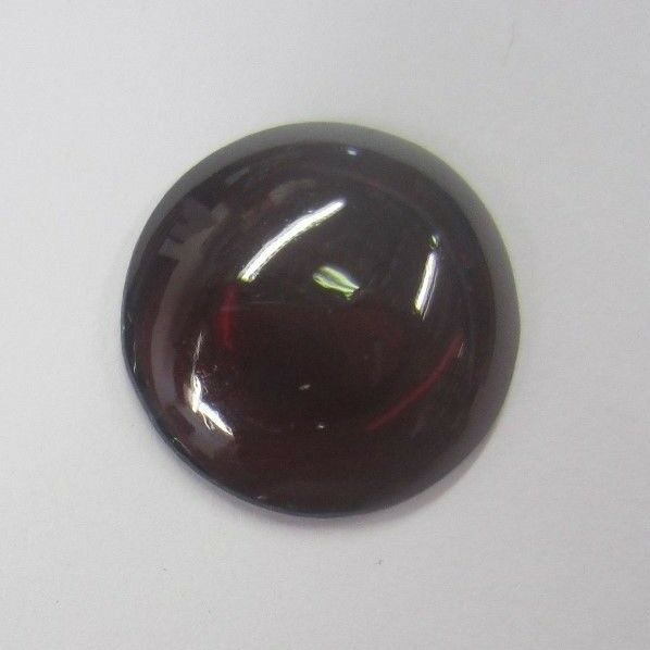 18mm Natural Garnet Deep Red Round Cabochon Hard to Find Gemstones USA Seller