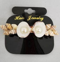 Lot of 8pcs Hair Clip Barrette Shell and Pearl