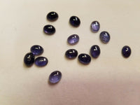 Iolite Oval flat back Cabochon High Quality 5x7 6x8 7x9 8x10 10x12 10x14 sizes