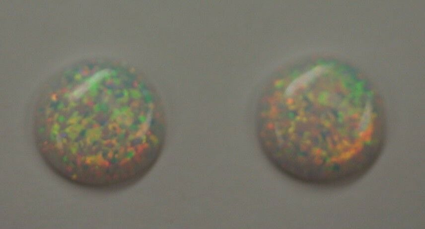Man-made Opal Calibrated Round Cabochon High Quality Gemstones 6mm 8mm 10mm 12mm