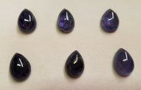 Iolite Pear shape flat back High Quality Cabochon 10mmx14mm