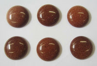 4pcs Goldstone Round Cabochon High Quality 16mm 18m 20mm Gemstones Cabs Jewelry