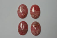 2pcs Rhodochrosite Calibrated Oval Cabochon 4x6 5x7 6x8 7x9 8x10 10x12 10x14