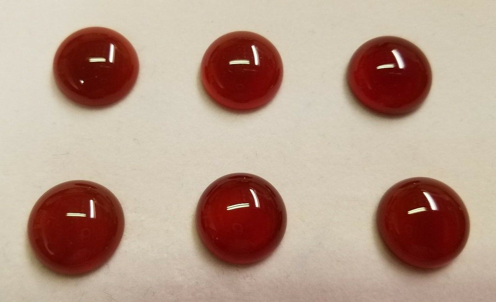 4pcs Carnelian Calibrated Round Cabochon 10mm 12mm 14mm 16mm HIgh Quality Cabs