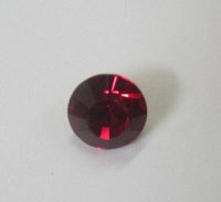 10pcs 6mm Faceted AB Ruby Glass Rhinestones Foiled Pointed Back High Quality