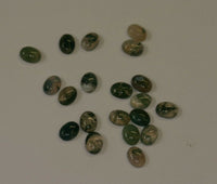Lot of 4 Moss Agate Oval Cabochon High Quality 6x8 8x10 10x12 10x14