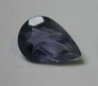 8x10mm 10x8 Natural Purple Iolite Pear Faceted Gemstone Free gem jar Gems stone