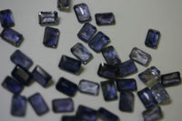 3x5mm Natural Purple Iolite Emerald Faceted Gemstone Great Quality Free gem jar
