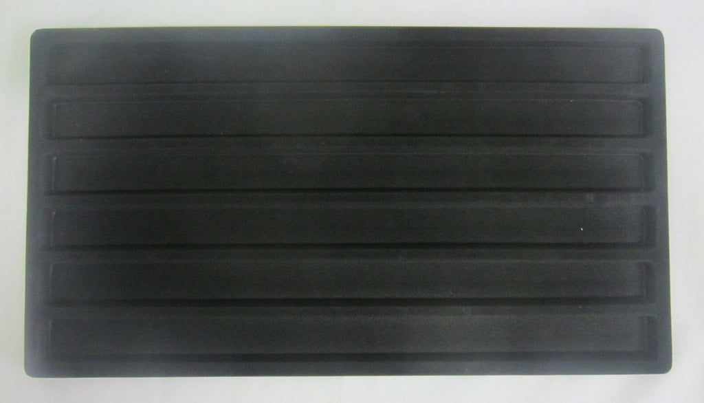 3pcs Black Flocked Compartment Display Slots Inserts for Jewelry Cases and Trays