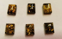 Natural Amber Rectangle Cabochon High Quality 7x9 8x10 8x12 10x14 sizes