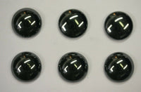4pcs Hematite Round Calibrated Cabochon 14mm 15mm 16mm 18mm High Quality Gems