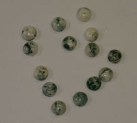 Lot of 2 Tree Agate Round Cabochon High Quality 8mm 10mm 12mm 14mm