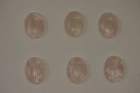 Lot of 10 Rose Quartz Oval flat back Cabochon High Quality 4x6 5x7 up to 13x18